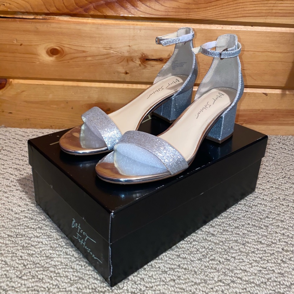 Betsey Johnson Silver Miri Evening sandals